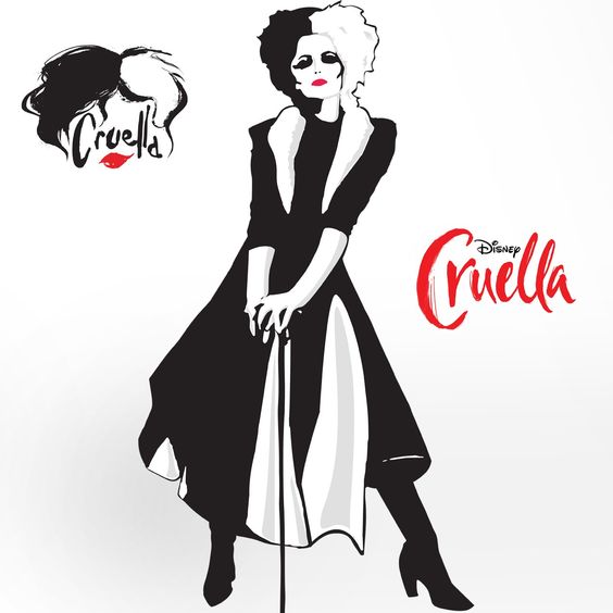 Dessin représentant Cruella